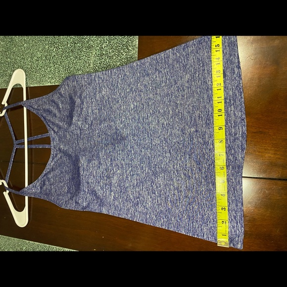 Nike Blue Dri-fit Slim Fit Sleeveless Tank Top - Picture 6 of 6